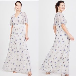 juicy couture embroidered mesh maxi dress Juicy Couture 'Angel' Silk Embroidered Maxi Dress - Sz XS - Beautiful &  Elegant!